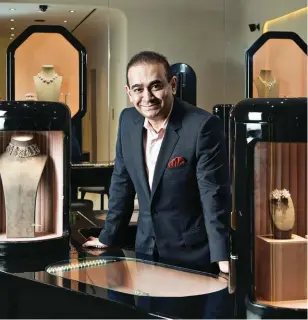  ??  ?? Diamond Jeweller Nirav Modi