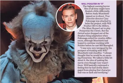  ?? BROOKE PALMER ?? Would Will Poulter have made a killer clown? We’ll never know; the part went to Bill Skarsgård.