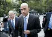  ?? SETH WENIG — ASSOCIATED PRESS FILE ?? Retired profession­al tennis player James Blake arrives at City Hall in New York in September 2015.