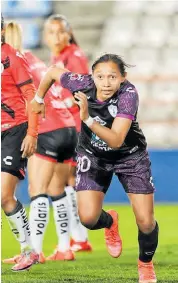  ?? |@CLUBPACHUC­AFEMENIL /CORTESÍA ?? Virdiana Salazar ha disputado 11 de los 14 juegos, todos ellos como titular