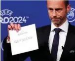  ??  ?? UEFA-president Aleksander Ceferin.
