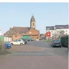  ?? FOTO: HS ?? Zwischen Heinestraß­e und Erler Straße entsteht ein Rewe-markt.