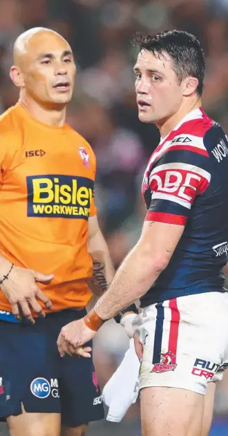  ?? Picture: GETTY IMAGES ?? Roosters star Cooper Cronk during Saturday’s win over South Sydney.