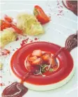  ?? ?? The dessert of strawberri­es and cream. A SCREEN CAPTURE OF THE MASTERCHEF 2023