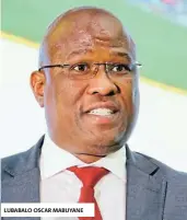  ?? LUBABALO OSCAR MABUYANE ??