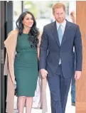  ?? Picture: Shuttersto­ck. ?? The Duchess and Duke of Sussex.