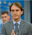  ?? (Afp, LaPresse) ?? Samuel Eto’o, 42 anni, e Roberto Mancini, 58 anni