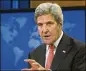  ?? ASSOCIATED PRESS ?? Former Secretary of State John Kerry has been promoting the agreement.