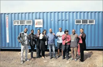  ?? PICTURE: BONGANI MBATHA ?? The Denis Hurley Centre (DHC) has been, over the years, relentless­ly trying to improve the living conditions for people in the community of Dalton and set up a makeshift clinic. Now a container, which has been converted into a permanent clinic, has...