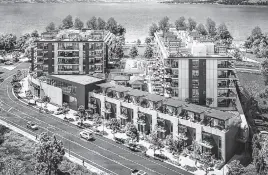  ?? FILE ?? A resort-style residence project in Kelowna by Cressey Developmen­t Corp.