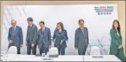  ?? AP ?? US V-P Kamala Harris at an emergency meeting with world leaders to North Korea's ballistic missile launch in Bangkok.