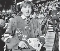  ?? Getty Images ?? DREW THE STRAW: The Rangers made Drew Fortescue their third-round draft pick Thursday.