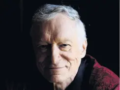  ??  ?? Hefner poses for a portrait in 2010.