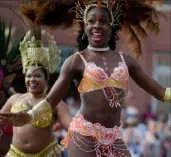  ?? Big Burrito Restaurant Group photos ?? Pittsburgh Samba Group dancers perform at KayaFest.