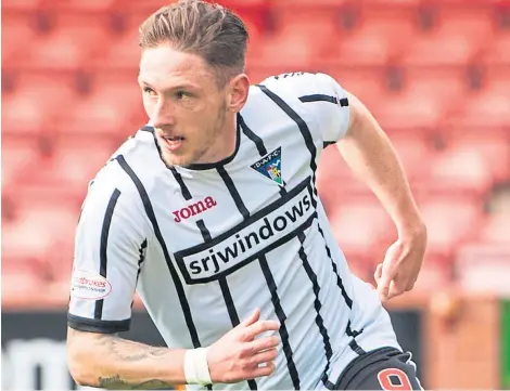  ?? Picture: SNS. ?? Declan Mcmanus has returned to Dunfermlin­e after spells with Ross County and Falkirk.