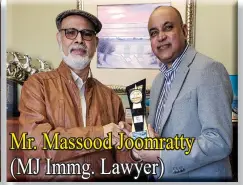  ?? ?? Mr. Massood Joomratty (MJ Immg. Lawyer)