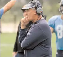  ?? File photo ?? After last season’s one-win campaign, URI coach Jim Fleming used National Signing Day as a chance to bring in talented, young defensive linemen.