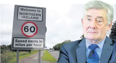  ??  ?? ●●New shadow Northern Ireland secretary Tony Lloyd (inset) said ensuring there is no hard border with the Republic was his number one priority