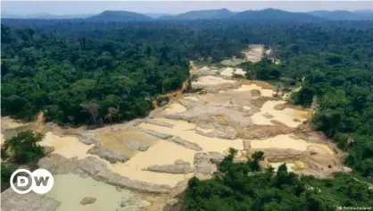  ??  ?? Deforestac­ión ilegal en la Amazonía brasileña.