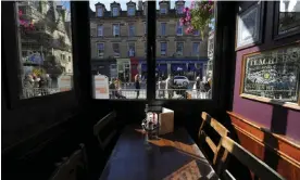  ?? ?? ‘Sit where you like’ … by day, many pubs could double up as office spaces. Photograph: Jon Super/AP