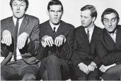  ??  ?? Luxury! (from left) Graham Chapman, John Cleese, Tim Brooke-Taylor and Marty Feldman in 1967. Inset: Canadian humorist Stephen Leacock