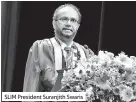  ??  ?? SLIM President Suranjith Swaris