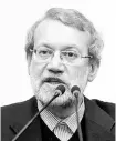  ??  ?? Ali Larijani