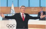  ?? FOTO: LIU QU/IMAGO IMAGES ?? Kauft chinesisch­en Impfstoff für alle impfwillig­en Athleten: Ioc-präsident Bach.