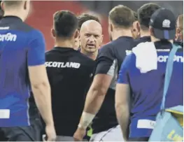  ??  ?? 2 Scotland coach Gregor Townsend ahead of the 34-13 victory over Italy on Saturday.