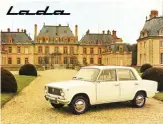  ??  ?? To the manor born: Lada saloon, 1974