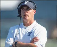  ?? Icon Sportswire / via Getty Images ?? Yale coach Tony Reno during a game at the Yale Bowl in 2019.