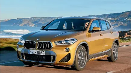  ?? SUPPLIED ?? It’s an X1 (and therefore also a Mini) underneath, but X2 puts a new spin on BMW’S Suv-coupe styling.