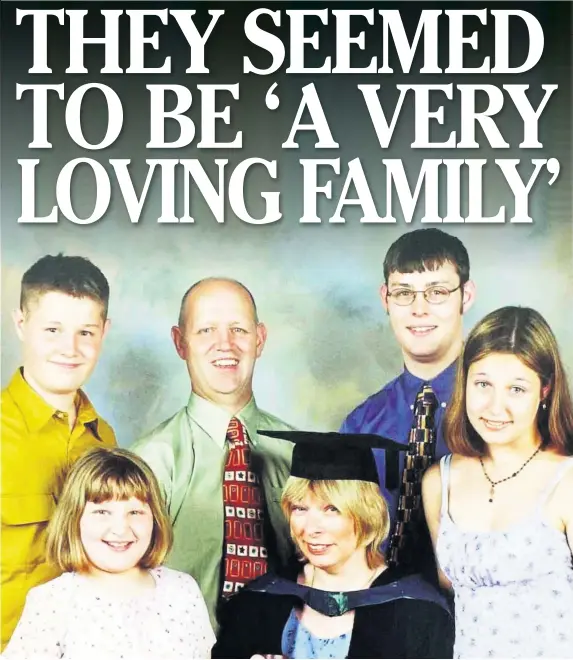  ??  ?? The Mochrie family were found dead in their home. The father was found hanging and the rest of the family beaten to death. Back row, from left: Luke, Robert and James; front, from left: Bethan, Catherine and Sian