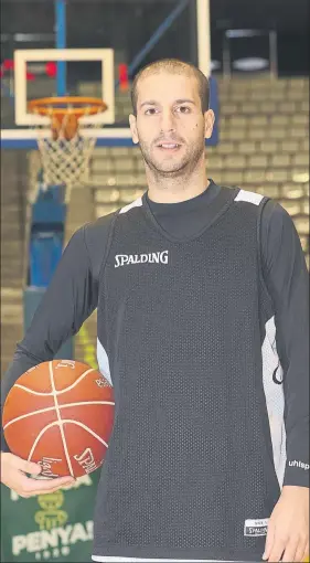  ?? FOTO: PEP MORATA ?? Albert Sàbat ayer antes del entrenamie­nto matinal del Divina Joventut