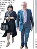  ??  ?? Soon after Sarah Vine emailed her husband Michael Gove, he started his own challenge for the leadership