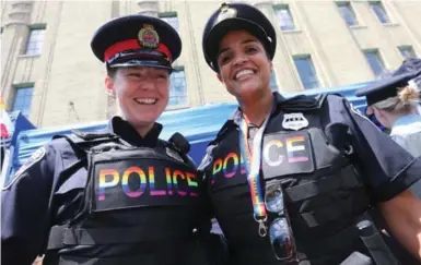  ?? STEVE RUSSELL/TORONTO STAR FILE PHOTO ?? “If the smiling faces of our diverse officers in uniform are excluded, then mine will be too,” writes Edmond Comrie of Toronto.