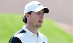  ?? AFP ?? Rory McIlroy of Northern Ireland reacts during the DP World Tour Championsh­ip at Jumeirah Golf Estates in Dubai in 2019.