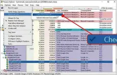  ?? ?? Use Process Explorer as an advanced alternativ­e to Task Manager and check for malicious processes