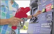  ?? GENE J. PUSKAR/ASSOCIATED PRESS ?? Average gas price this summer is forecast at $2.27 per gallon, down from $2.63 during the 2015 summer driving season.