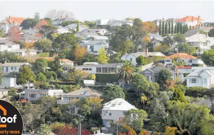  ?? Photo / Fiona Goodall Photograph­y ?? Auckland has suffered the second biggest annual decline, with average property values falling 8.8 per cent ($133,000) year-on-year.