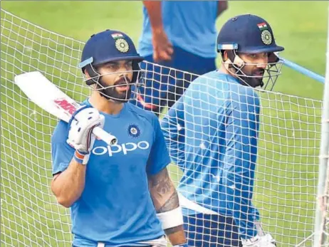 ?? PTI ?? Under Virat Kohli, India had a great run in ODIs last year but South Africa will present a test for the likes of Rohit Sharma. The series gets underway from Thursday,