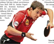  ??  ?? Timo Boll.