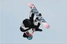  ?? ASSOCIATED PRESS FILE PHOTO ?? Laurie Blouin is enjoying another strong season and riding high after her recent X Games big air title in Aspen.