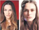  ??  ?? Tamara Garbajs i Keira Knightley