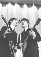 ??  ?? As songwriter­s, Paul Mccartney, left, and John Lennon lost control of their rights early on. It was a hard lesson to learn. Getty images