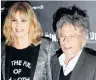  ?? PHOTO: REUTERS ?? French actress Emmanuelle Seigner and director Roman Polanski pose together in Paris last year.