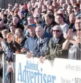  ?? ?? Maidenhead United’s home support.