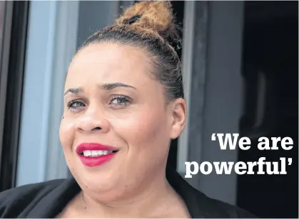  ?? ERIC WYNNE • THE CHRONICLE HERALD ?? Tia Upshaw, an African Nova Scotian entreprene­ur who started profession­al developmen­t workshops under the umbrella of her non-profit organizati­on called Blk Women in Excellence, wants to help budding Black women entreprene­urs in Nova Scotia and across Canada.