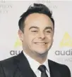  ??  ?? 0 Ant Mcpartlin was in rehab for a painkiller addiction