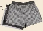  ?? ?? COTTON BOXERS: Keep men’s parts cool!